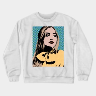 sabrina carpenter style pop art Crewneck Sweatshirt